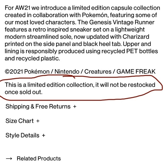 Genesis Vintage Runner Pokémon - Picture 7 of 9